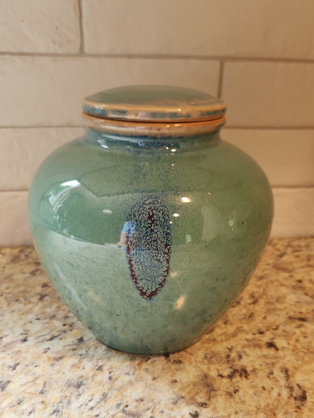 Pottery Ginger Jar
